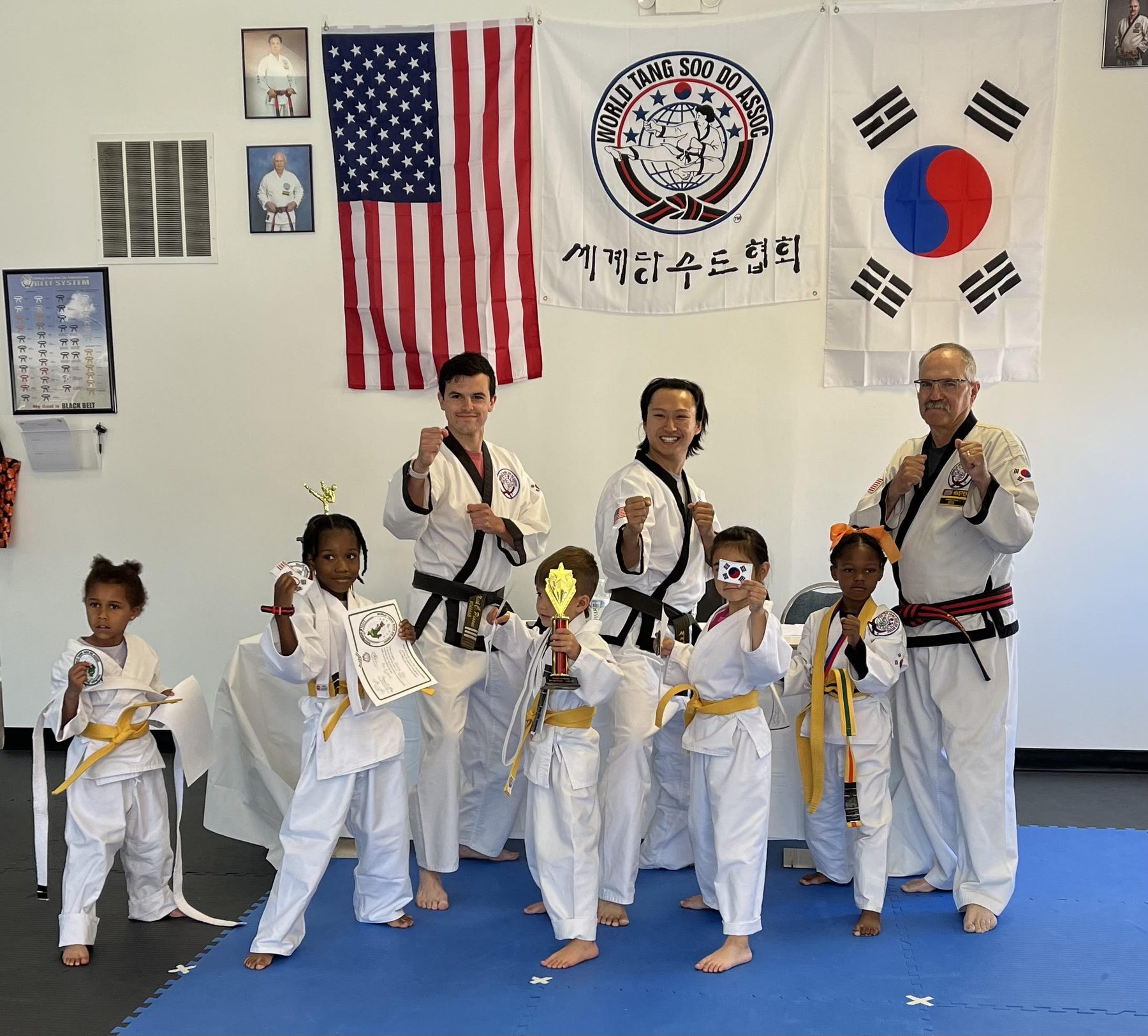 Little Dragons after their test