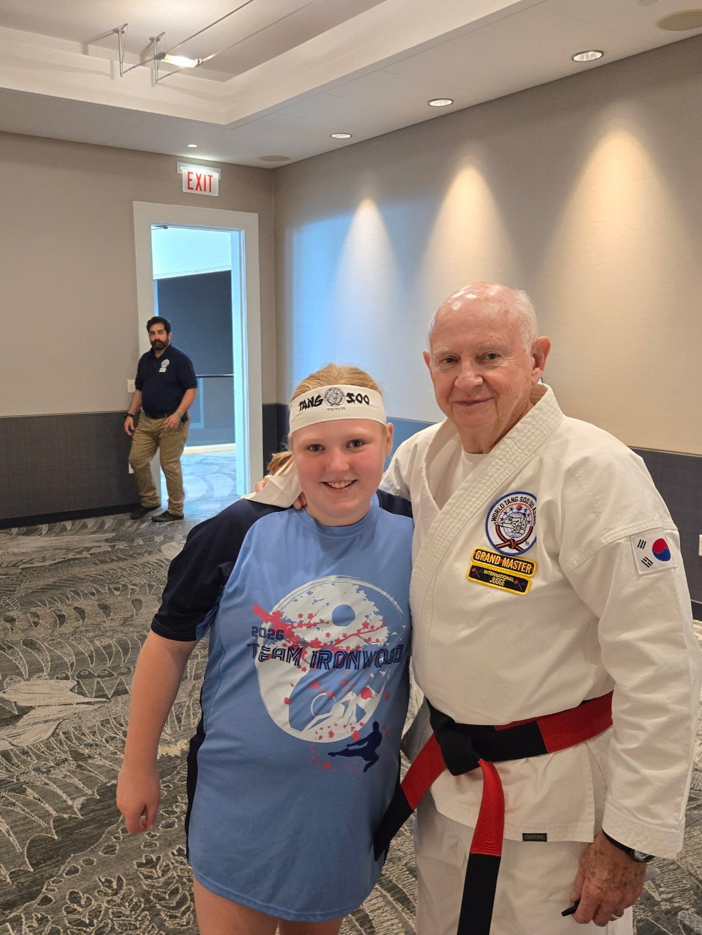 With a senior master