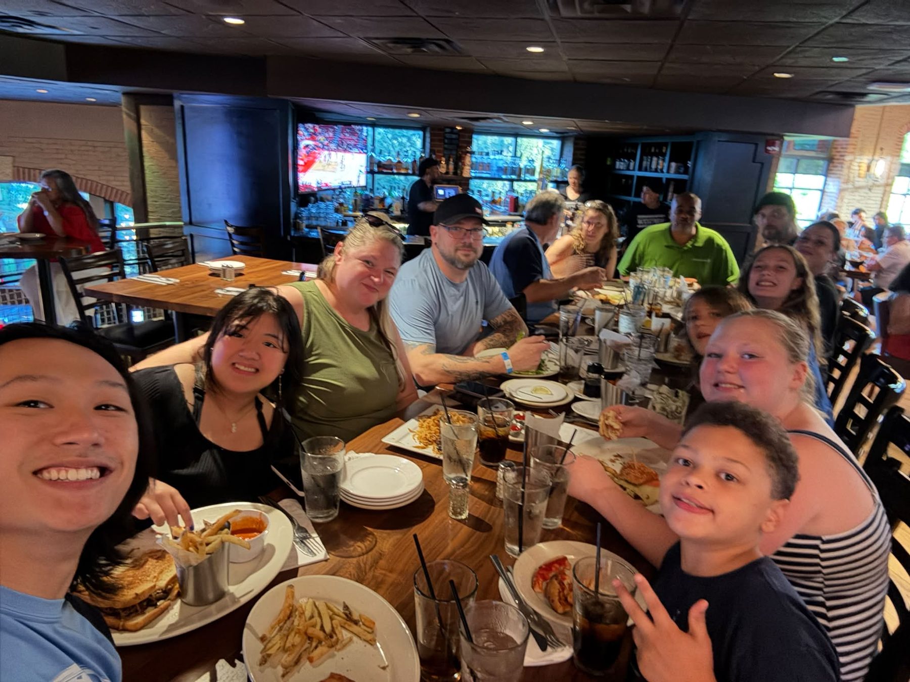 Dinner the night before competing